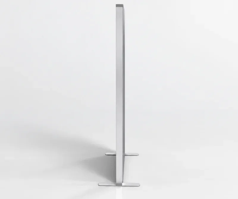 Non lit 3 ft SEG display with portable fabric stand.