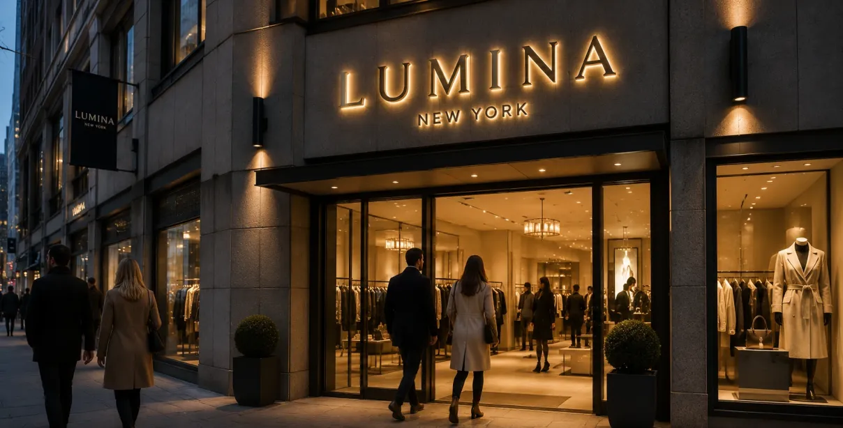 LED channel letter signs creating premium storefront branding.