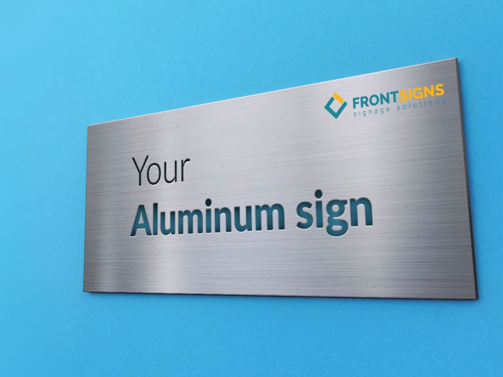 Aluminum Metal Signs