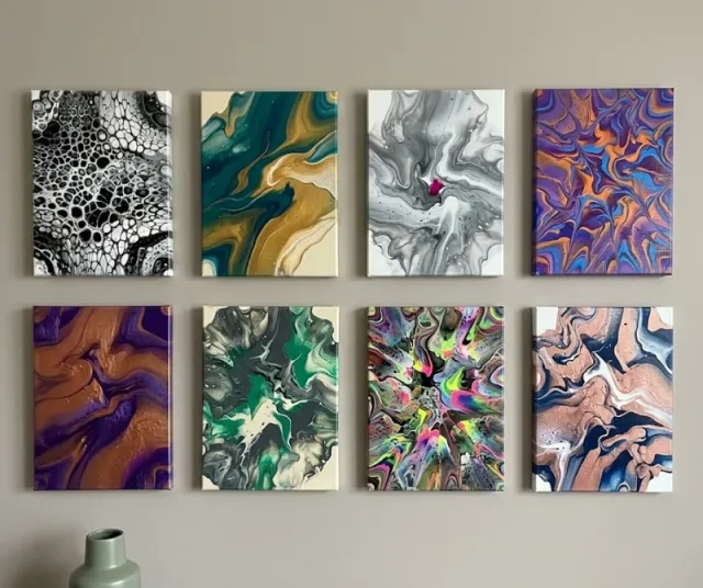 Canvas wrap print with wooden frame and gallery finish