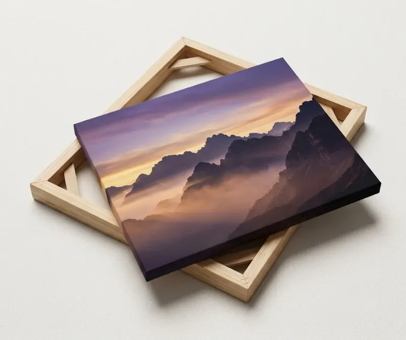 Canvas wrap color, mirror, and image wrapping styles