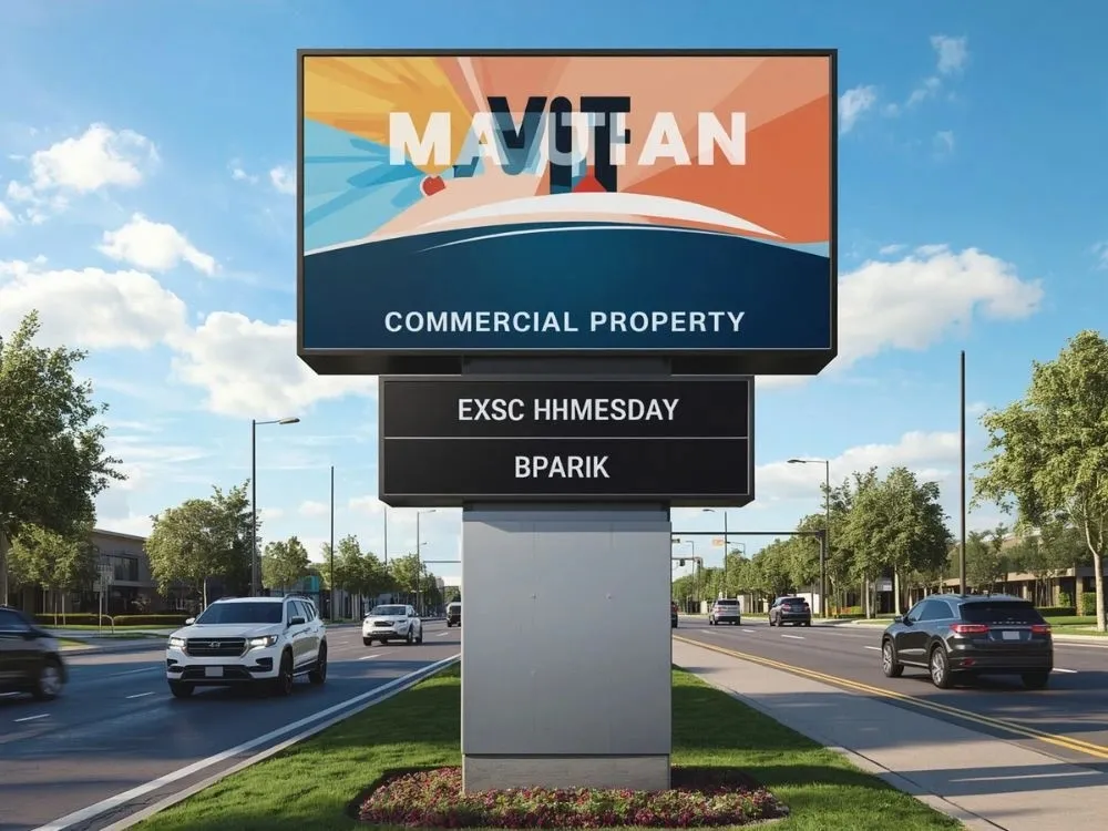 Commercial Real Estate Signs Customization