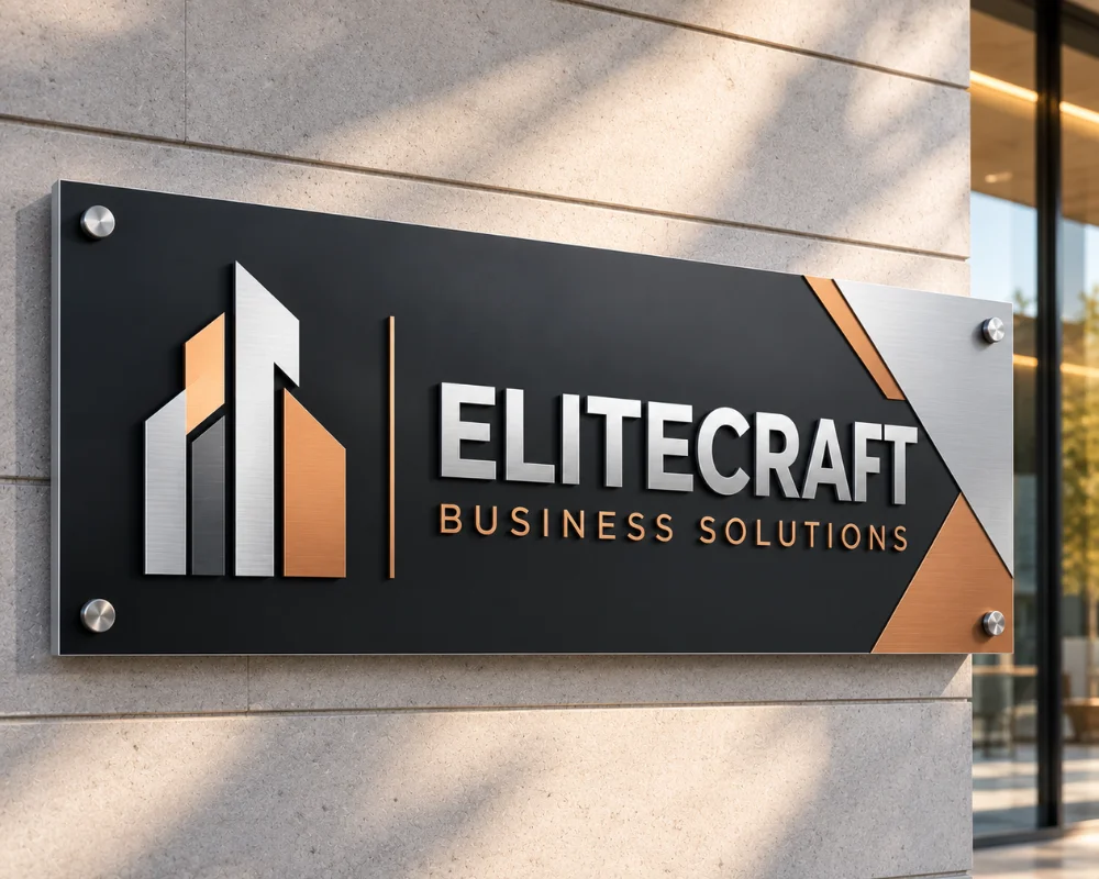 Custom Dibond signage for exterior business branding