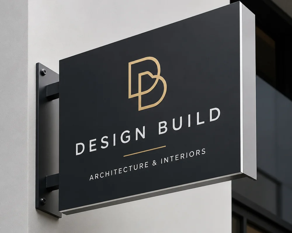 Dibond signage with a durable projecting sign for business