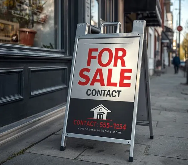 Real Estate A Frame Signs