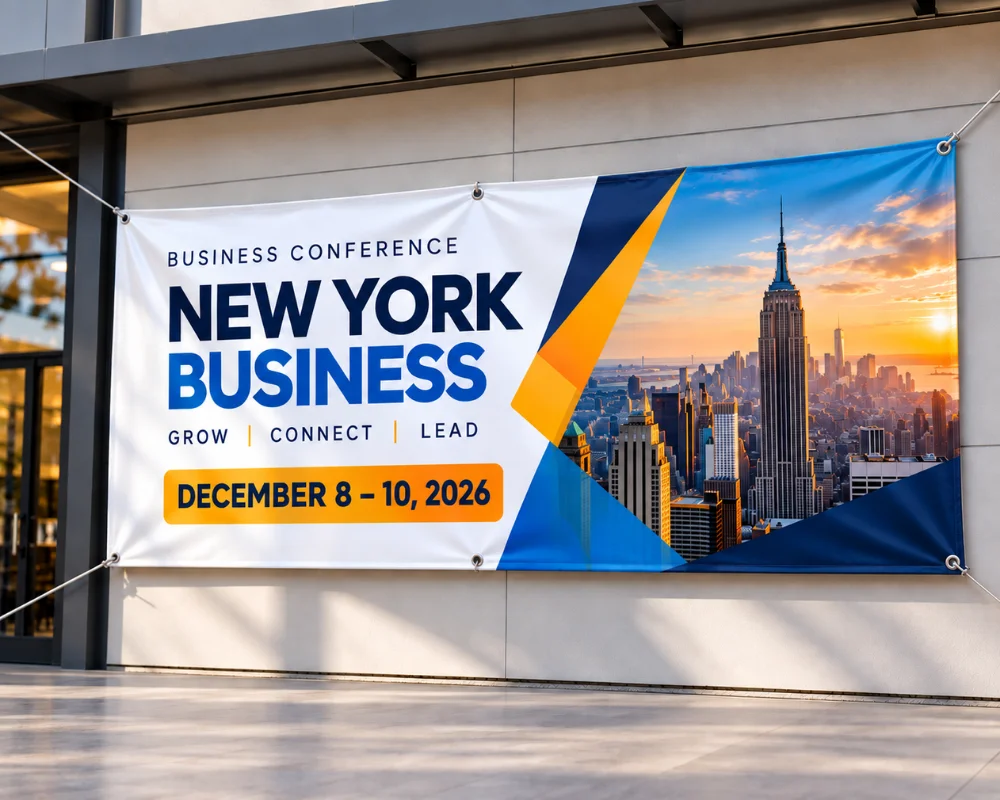 Custom vinyl banners for NYC events and promotions