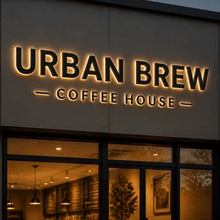 Channel letter signs for 3D exterior business branding