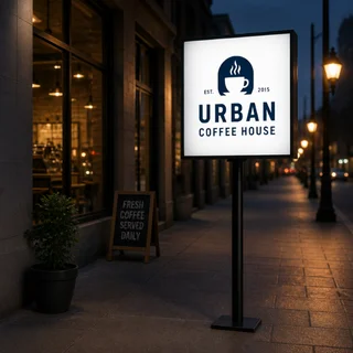 Light box signs for exterior business illumination
