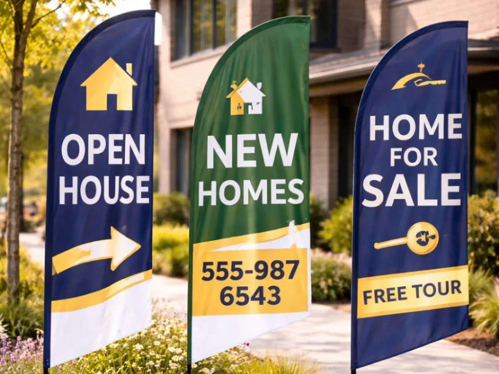 Double Rider Real Estate Signs NYC