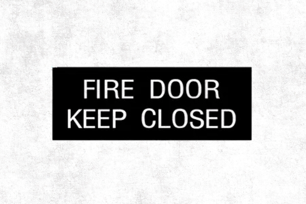 Fire Door Signs