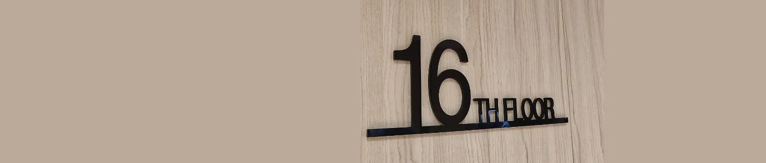 Floor Number Signs