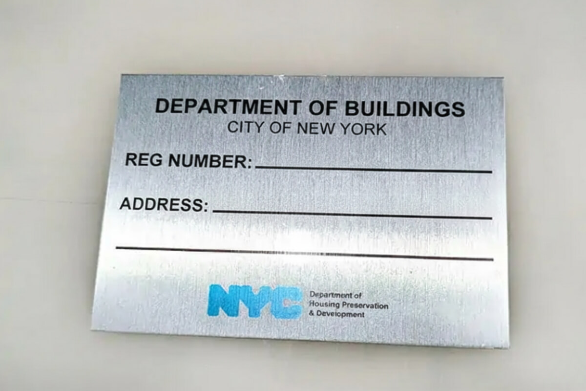 Required HPD Signs for Residential Buildings