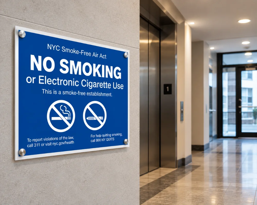 Ready-to-install HPD signs for superintendent contact information