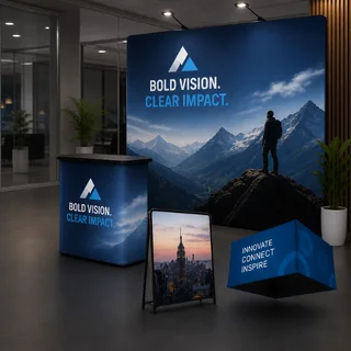 SEG fabric display products for branded events