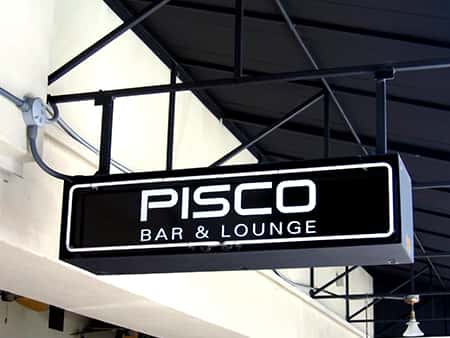 Hanging Cabinet Signs