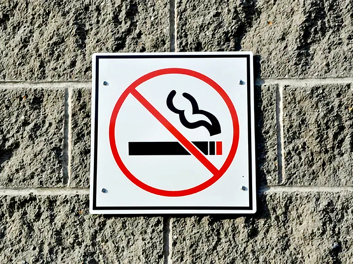 No Smoking Sign on Wall