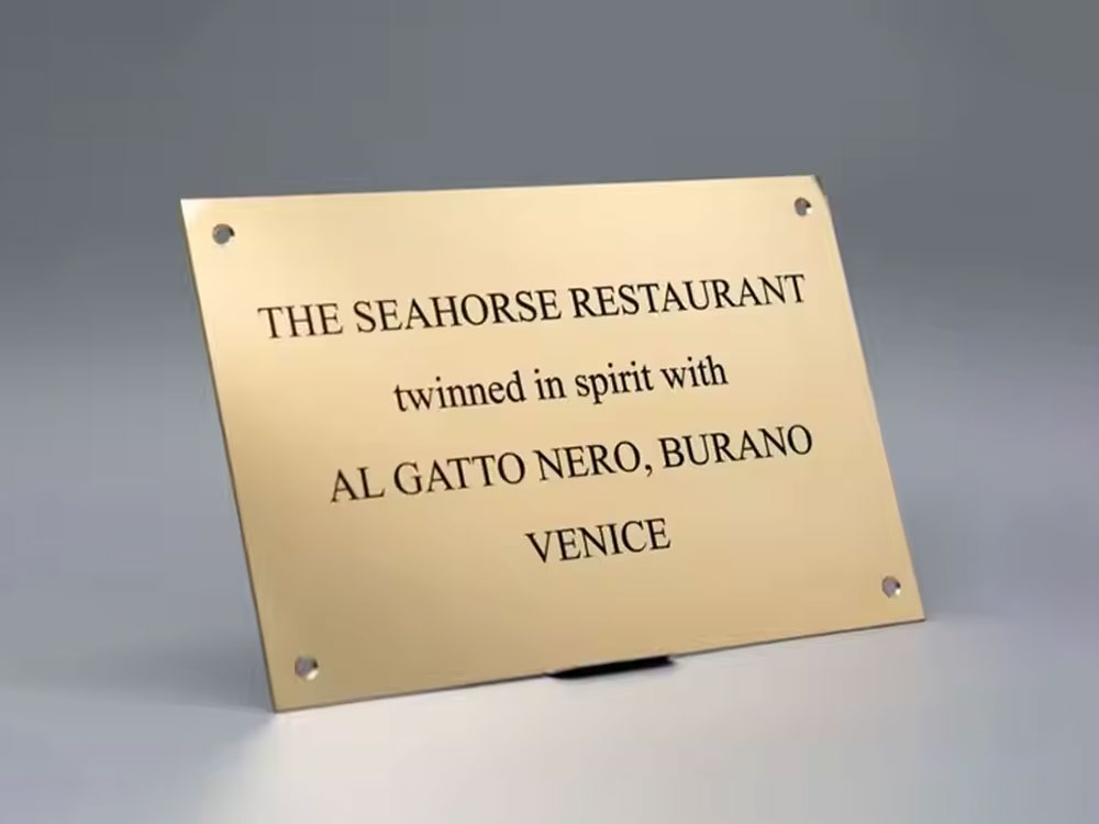 Aluminum Metal Signs