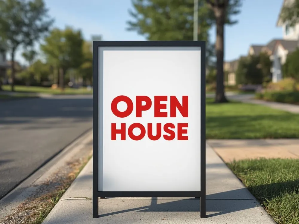 What Are Real Estate A-Frame Signs?