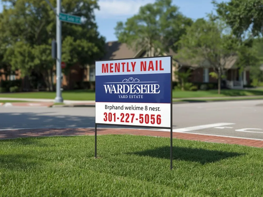 Custom Real Estate Yard Signs NYC