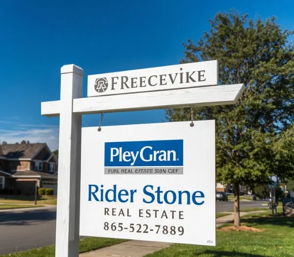 Real Estate Rider Sign