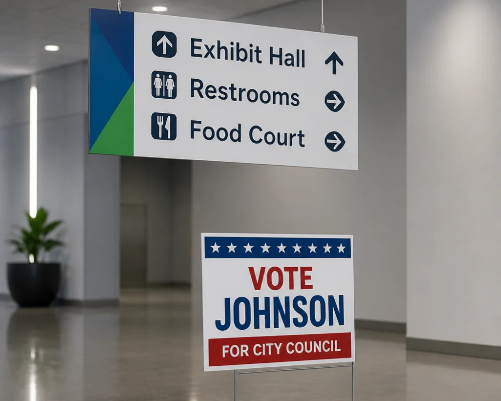 Custom yard signs for real estate and outdoor promotions