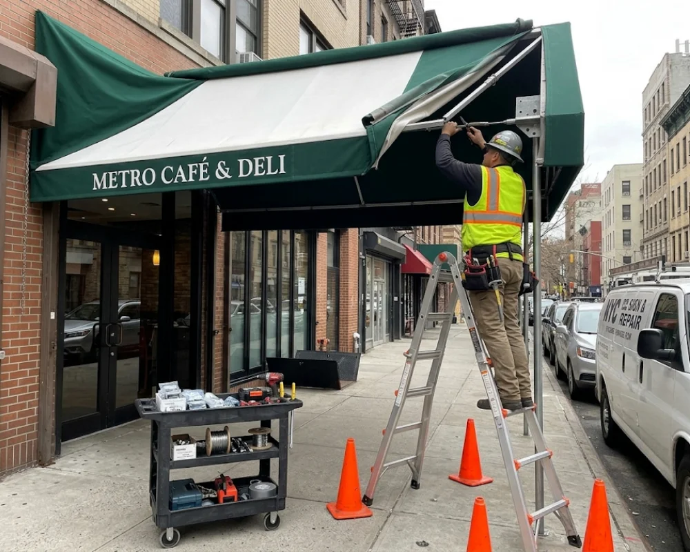 Signage repair experts servicing LED signs and commercial business signage