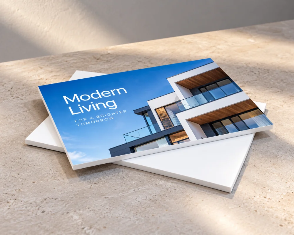 Custom PVC board signage for professional indoor business displays