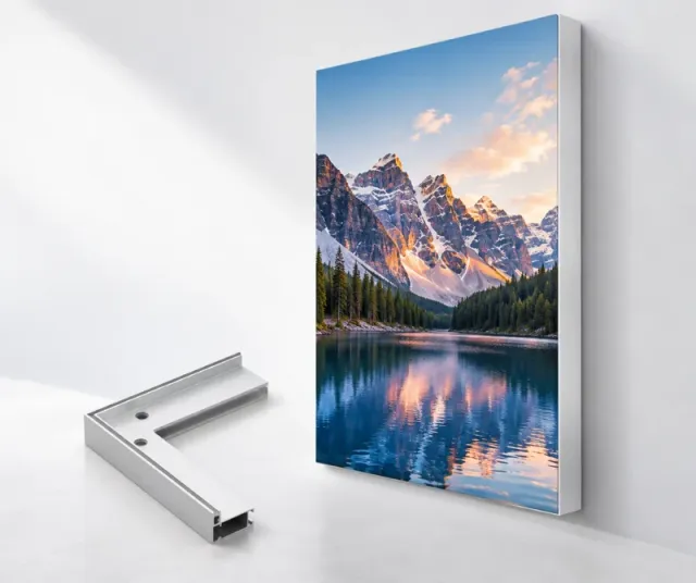 Custom Wall Mount SEG display with printed graphics
