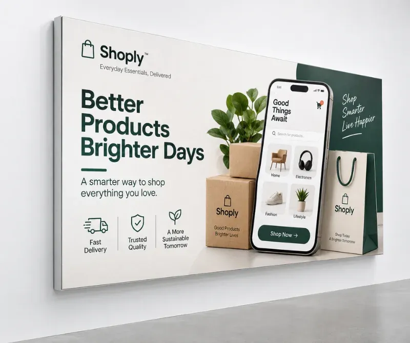 Wall Mount SEG display with custom fabric wall graphics