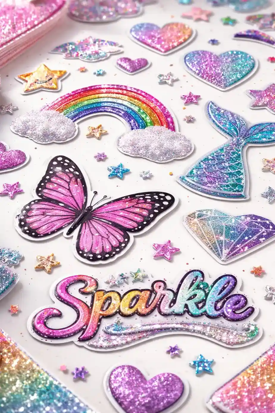 Glitter Decals