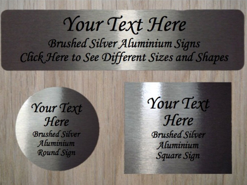 Aluminum Metal Signs